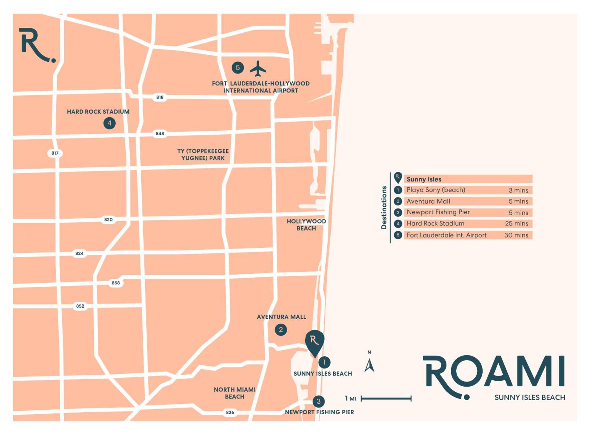 Roami At Sunny Isles Lejlighed Miami Beach Eksteriør billede